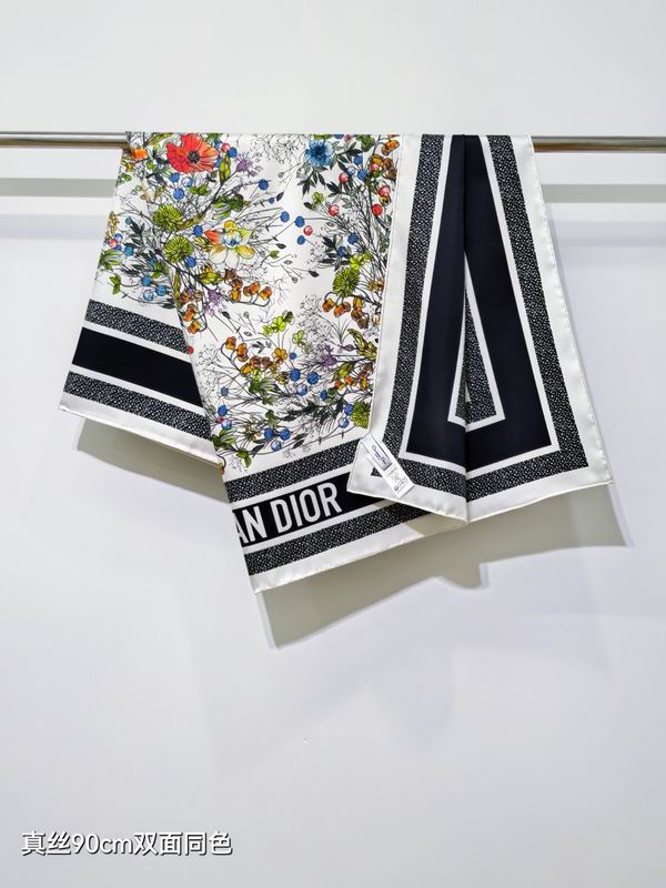 Dior Silk Scarf 90X90cm E062215